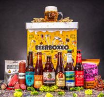 Beerboxeo dárkové balení - Plné pivních speciálů EXCLUSIVE a masa