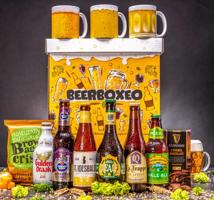 Beerboxeo dárkové balení - Plné pivních speciálů PREMIUM s pivním Hrnkem