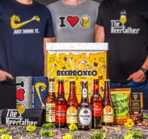 Beerboxeo dárkové balení - Plné pivních speciálů s pivním Tričkem