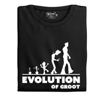 Dámské tričko s potiskem "Evolution of Groot"