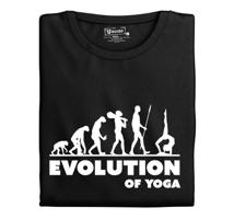 Dámské tričko s potiskem "Evolution of Yoga"