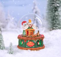 DIY model hrací skříňky Vánoční město