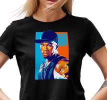 Manboxeo Dámské tričko s potiskem “50 Cent”
