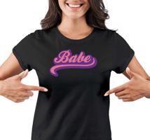 Manboxeo Dámské tričko s potiskem “Babe”