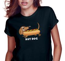 Manboxeo Dámské tričko s potiskem “Hot Dog”