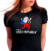 Manboxeo Dámské tričko s potiskem ”Made in Czech Republic”
