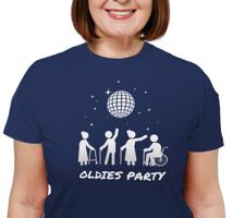 Manboxeo Dámské tričko s potiskem “Oldies party”