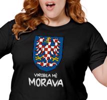 Manboxeo Dámské tričko s potiskem “Vyrobila mě Morava”