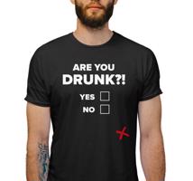 Manboxeo Pánské tričko s potiskem "Are you drunk?!"
