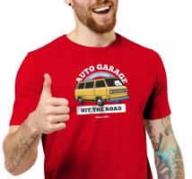 Manboxeo Pánské tričko s potiskem “Auto Garage"