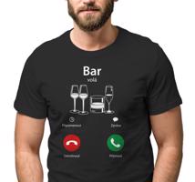 Manboxeo Pánské tričko s potiskem "Bar volá"