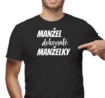 Manboxeo Pánské tričko s potiskem “Manžel dokonalé manželky”