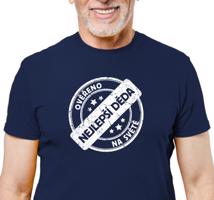 Manboxeo Pánské tričko s potiskem “Nejlepší děda”