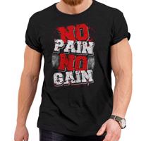 Manboxeo Pánské tričko s potiskem “No Pain, No Gain”
