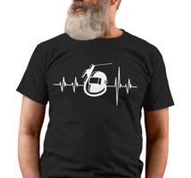 Manboxeo Pánské tričko s potiskem "Srdeční tep Svařování"
