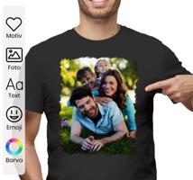 Manboxeo Pánské tričko s vlastní fotografií a textem