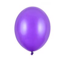 Nafukovací metalické balónky z latexu - fialové 50 ks