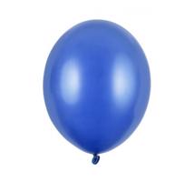 Nafukovací metalické balónky z latexu - modré 10 ks