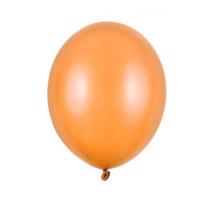 Nafukovací metalické balónky z latexu - oranžová 10 ks