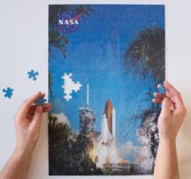 NASA Proměnlivé 3D puzzle - start raketoplánu (300 dílků)