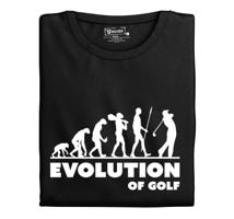 Pánské tričko s potiskem "Evolution of Golf"