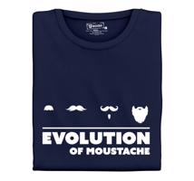 Pánské tričko s potiskem "Evolution of Moustache I"