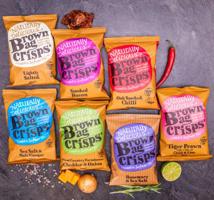 Výhodný set vynikajících Brown Bag Crisps v 7 příchutích