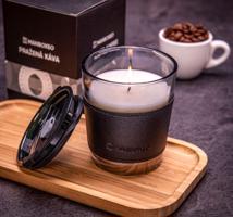 2v1 Svíčka v cestovním hrnku na kávu - Pražená káva 230 g
