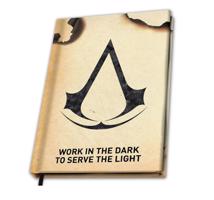 ABY style Zápisník A5 ASSASSIN'S CREED - Work in the dark to serve the light