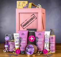 Bedna s luxusní kosmetikou – levandule