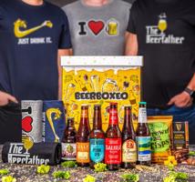 Beerboxeo dárkové balení - Plné pivních speciálů EXCLUSIVE s pivním Tričkem