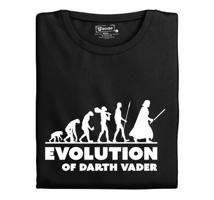 Dámské tričko s potiskem "Evolution of Darth Vader"