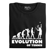 Dámské tričko s potiskem "Evolution of Tennis"