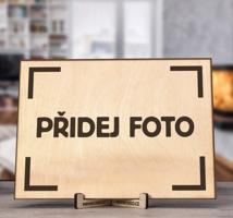 Fotka na dřevo - Libovolná fotografie A4 (220 x 310 mm)