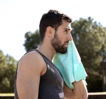 Funkční chladící ručník pro sportovce