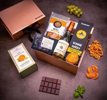 Giftboxeo dárkový box (rose gold) - Pro vinařku, bílé víno