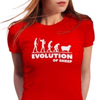 Manboxeo Dámské tričko s potiskem "Evoluce Ovce"