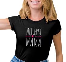 Manboxeo Dámské tričko s potiskem “Nejlepší máma”