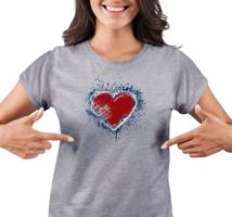 Manboxeo Dámské tričko s potiskem “Srdce”