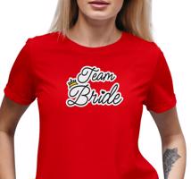 Manboxeo Dámské tričko s potiskem “Team Bride”
