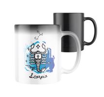 Manboxeo Magický hrnek s potiskem znamení Štír 325 ml