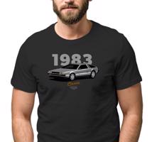 Manboxeo Pánské tričko s potiskem “1983 Delorean"