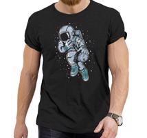 Manboxeo Pánské tričko s potiskem “Astronaut házenkář s Měsícem”