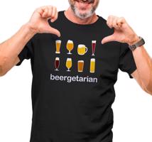 Manboxeo Pánské tričko s potiskem “Beergetarian”
