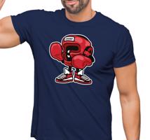 Manboxeo Pánské tričko s potiskem “Boxerská helma”