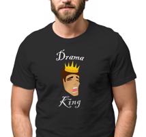 Manboxeo Pánské tričko s potiskem “Drama King”