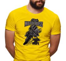 Manboxeo Pánské tričko s potiskem “Extreme Motocross, černobílé"