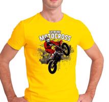 Manboxeo Pánské tričko s potiskem “Extreme Motocross"