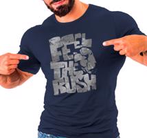 Manboxeo Pánské tričko s potiskem “Feel the Rush”