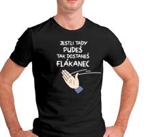 Manboxeo Pánské tričko s potiskem “Flákanec”